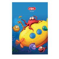 دفتر 50 برگ کلیپس طرح دریایی جلد شومیز Clips 50 Sheets Marine Design Soft Cover Notebook