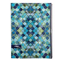 دفتر مشق کلیپس طرح فیروزه Clips Turquoise Design Homework Notebook