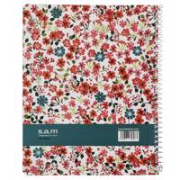 دفتر مشق سم طرح گل ها Sam Flowers Design Homework Notebook