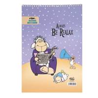 دفتر نقاشی کلیپس طرح Be Relax Clips Be Relax Painting Notebook