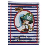 دفتر مشق کلیپس طرح دزد دریایی Clips Pirate Design Homework Notebook