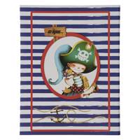 دفتر کلاسوری کلیپس طرح دزد دریایی Clips Pirate Ring Binder Notebook