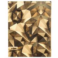 دفتر کلاسوری کلیپس طرح منشور 100 برگ Clips Prism Design Ring Binder Notebook 100 Sheets
