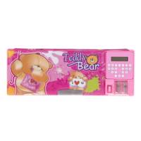 جامدادی مکانیکی مدل Teddy Bear - با ماشین حساب Teddy Bear Mechanical Pencil Case - with Calculator