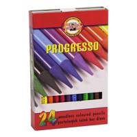 شمش گرافیت 24 رنگ کوه نور مدل 8758 Koh i Noor 8758 12 Color Woodless Coloured Pencils