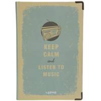 دفتر یادداشت ونوشه طرح Keep Calm and Listen to Music Vanosheh Keep Calm and Listen to Music 96 Sheets Notebook