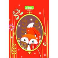 دفتر مشق کلیپس طرح روباه Clips Fox Design Homework Notebook