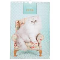 تقویم دیواری 1396 مدل گربه ایرانی Persian Cat Wall 1396 Calendar