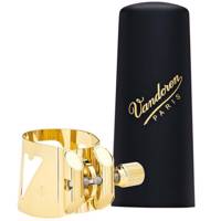 بست فلزی و کلاهک پلاستیکی ساکسیفون تنور وندورن مدل LC080P Vandoren LC080P Optimum Ligature and Plastic Cap for Metal Tenor Saxophone