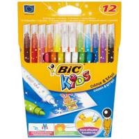 ماژیک رنگ آمیزی بیک سری Kids مدل Colour and Erase - بسته 12 رنگ Bic Kids Series Colour and Erase Marker - Pack of 12