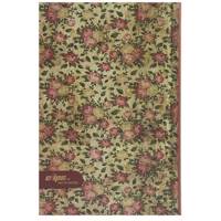 دفتر یادداشت کلیپس طرح گل زمینه کرم Clips Cream Background Flower Notebook