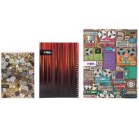 ست دفتر کلیپس طرح 4 Clips Notebook Set Design 4