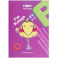 دفتر زبان 80 برگ کلیپس طرح من کلاغ هستم جلد شومیز Clips 80 Sheets Traditional I Am Kalagh Design Soft Cover English Notebook