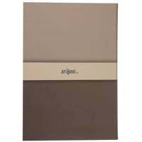دفتر 100 برگ کلیپس مدل کلاسوری طرح ساده سایز A4 Clips 100 Sheets A4 Hard Cover Simple Design Ring Binder Notebook