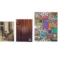 ست دفتر کلیپس طرح 3 Clips Notebook Set Design 3