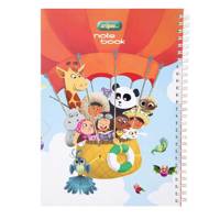 دفتر مشق کلیپس طرح بالن سواری Clips Balloon Ride Design Notebook