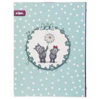 دفتر کلاسوری کلیپس طرح اسب آبی Clips Rhino Ring Binder Notebook