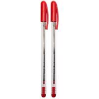 خودکار اونر با نوک 1.0 قرمز - بسته 2 عددی Owner Ballpoint 1.0 Red Pen - Pack of 2