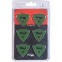 پیک گیتار استگ مدل SPELLIX6-0.73 بسته‌ شش عددی Stagg SPELLIX6-0.73 Triangle Guitar Picks