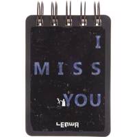 دفتر یادداشت ونوشه طرح I Miss You Vanosheh I Miss You Notebook 116 Sheets