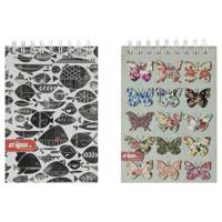 دفتر یادداشت کلیپس طرح ماهی و پروانه بسته 2 عددی Clips Fish and Butterfly Notebook Pack of 2