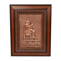 تابلو حکاکی روی مس کهن چرم طرح هخامنشی مدل T14 Kohan Charm Hakhamaneshi T14 Copper Tableau