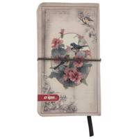 دفتر یادداشت کلیپس طرح گل و مرغ Clips Flower and Bird Notebook