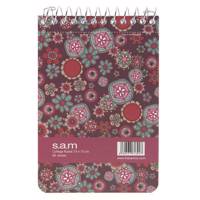 دفتر یادداشت سم طرح گل 1 Sam Flower Design 1 Notebook