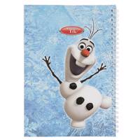 دفتر مشق کلیپس طرح اولاف Clips Olaf Design Homework Notebook