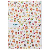 دفتر 50 برگ کلیپس طرح جغد جلد شومیز Clips 50 Sheets Soft Cover Owl Design Notebook
