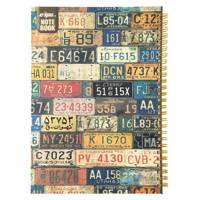 دفتر مشق کلیپس طرح پلاک ماشین Clips License Plate Design Homework Notebook