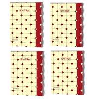 دفتر مشق چیترا کد 053 مجموعه 4 عددی Chitra 053 Homework Notebook 4 Pcs