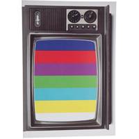 دفتر 100 برگ کلیپس طرح تلویزیون جلد شومیز Clips 100 Sheets Soft Cover Television Design Notebook