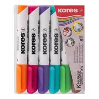 ماژیک وایت برد 6 رنگ کورس مدل K-Marker XW2