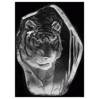 تندیس ببر بزرگ یخی کد 33378 Mats Jonasson -Tiger Face - MJ 33378