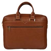 کیف اداری چرم مصنوعی پارینه چرم مدل P157-1 Parine Charm P157-1 Leather Briefcase