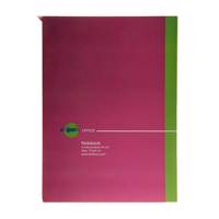 دفتر 40 برگ کلیپس طرح ساده جلد شومیز Clips 40 Sheets Soft Cover Simple Design Notebook