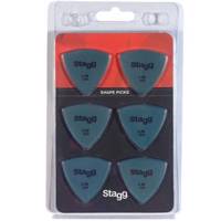 پیک گیتار استگ مدل SPELLIX6-0.88 بسته‌ شش عددی Stagg SPELLIX6-0.88 Triangle Guitar Picks