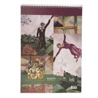 دفتر طراحی سم طرح Marc Chagall Sam Marc Chagall Design Sketch Notebook