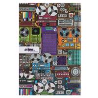 دفتر یادداشت کلیپس طرح استودیوی موسیقی Clips Music Studio Notebook
