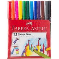 ماژیک آبرنگی 12 رنگ فابر کاستل - Faber-Castell 12 Watercolor Marker