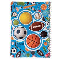 دفتر مشق سم طرح توپ ها Sam Balls Design Homework Notebook