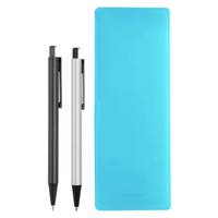 ست خودکار مدادنوکی و جامدادی لاتن مدل Light Blue Laton LIght Blue Pen Mechanical Pencil and Notebook Set