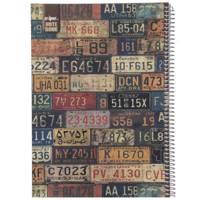 دفتر مشق کلیپس طرح پلاک ماشین Notebook-Clips-License-Plate-Design