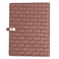 دفتر کلاسوری دوکادفتر طرح چرم مدل 2013-607 DokaDaftar Leather 607-2013 Binder Notebook