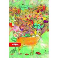 دفتر مشق کلیپس طرح گوزن Clips Deer Homework Notebook
