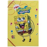 پوشه کش دار کلیپس طرح باب اسفنجی - Clips Rubber Sponge Bob 2 Design Folder