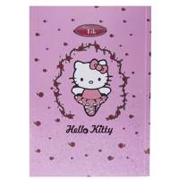 دفتر نقاشی 50 برگ کلیپس طرح هلو کیتی 1 جلد شومیز Clips 50 Sheets Painting Hello Kitty 1 Design Soft Cover Notebook