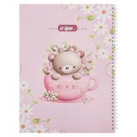 دفتر نقاشی کلیپس طرح خرس Clips Bear Design Painting Notebook