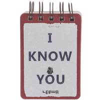 دفتر یادداشت ونوشه طرح I Know You Vanosheh I Know You 116 Sheets Notebook